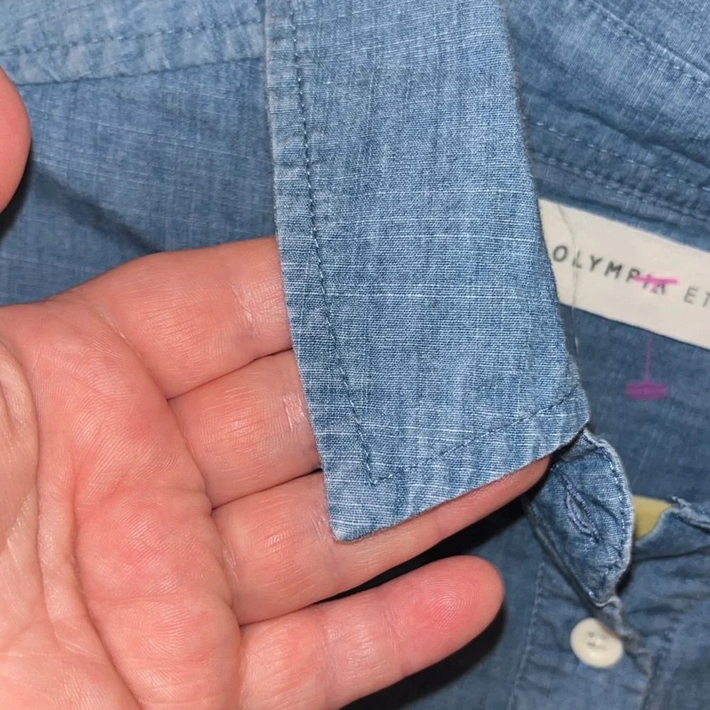 Olympia Etal Rhodes Dress shirt light denim blue - Picture 9 of 10